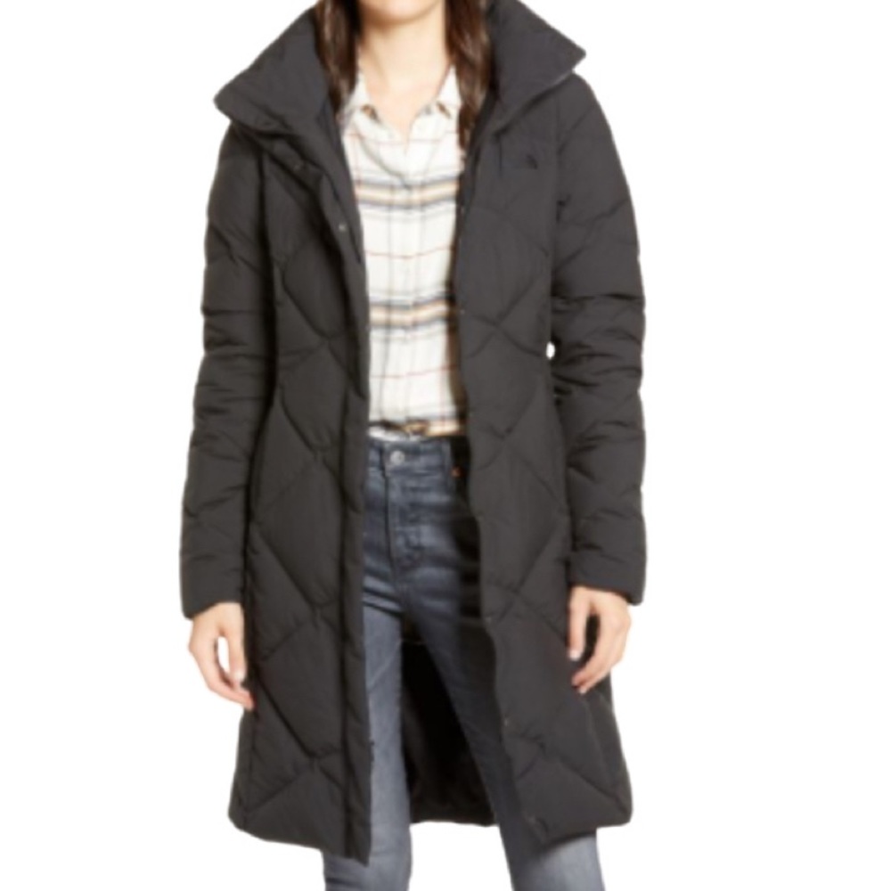 NWT North Face Black Miss Metro II Down Parka - Sz XS
